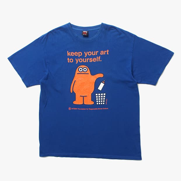  STUSSY "Blue T-Shirts"