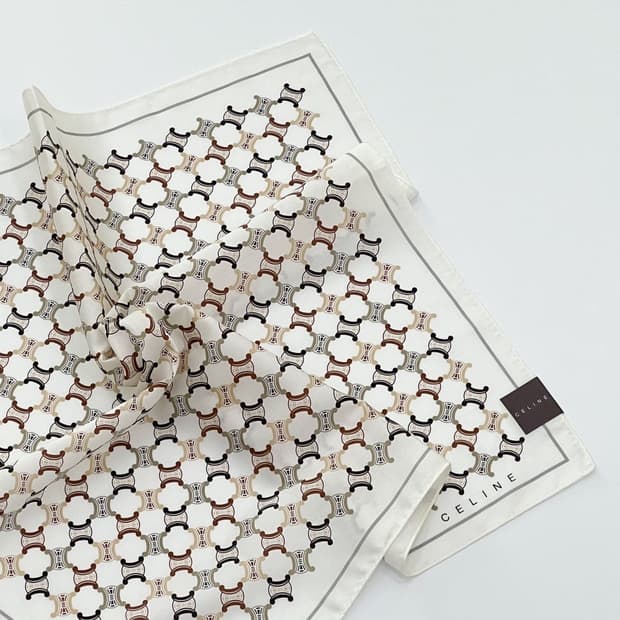 (새상품) celine / 셀린느 쁘띠스카프 손수건