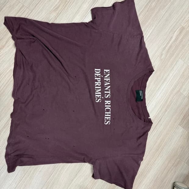 ERD 앙팡리쉬데프리메 버건디 로고티 XL