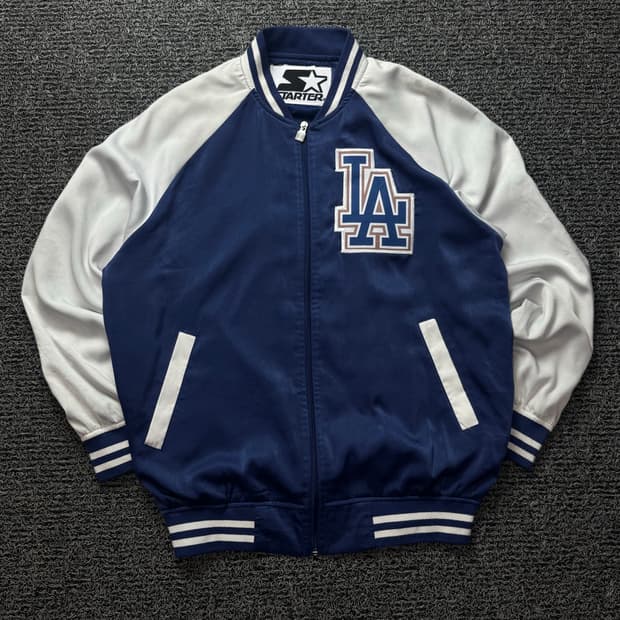 스타터 MLB LA 다저스 빅로고 바시티 자켓 566