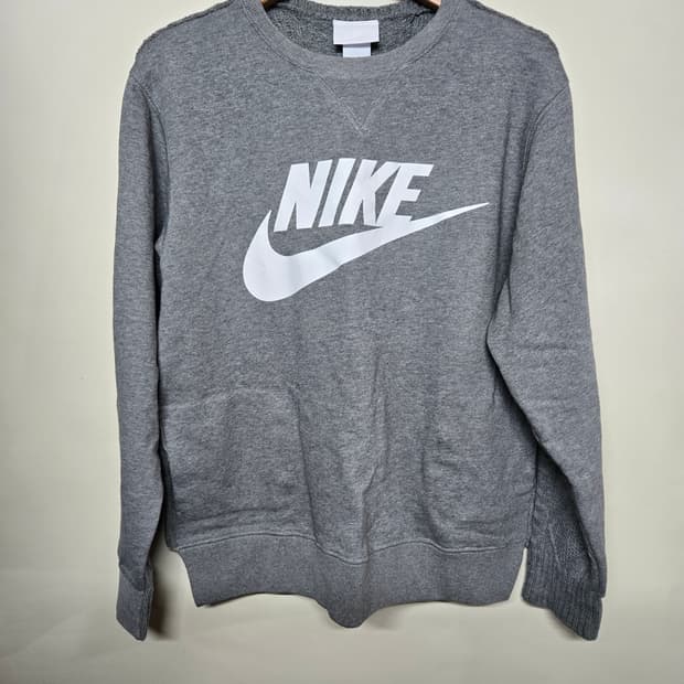 나이키 회색 맨투맨 L( 뒤  니트) 남녀공용 