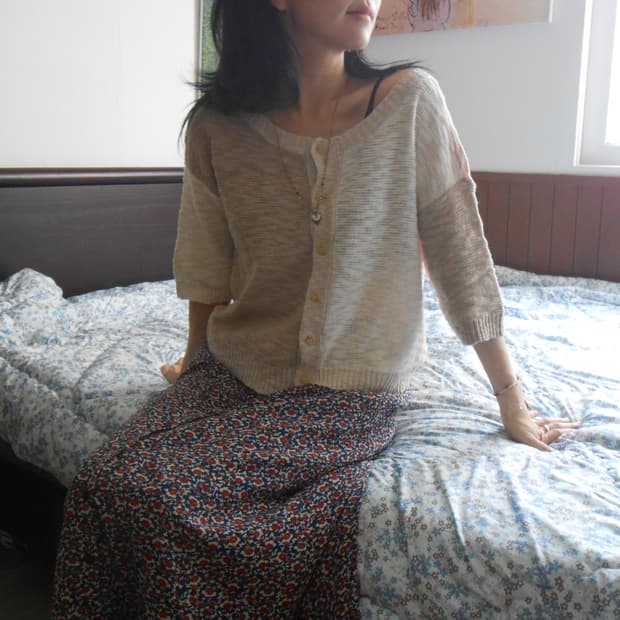 밀키 파스텔 가디건