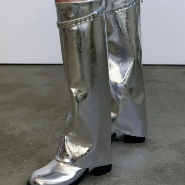 강자매 23 샤크락 2WAY 부츠 - 실버 235 & 245