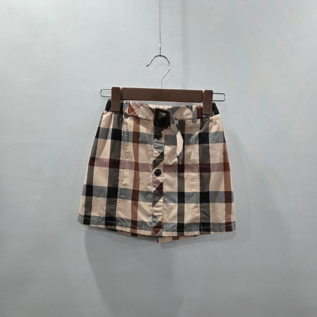 닥스 여아 체크 치마바지 130/9Y