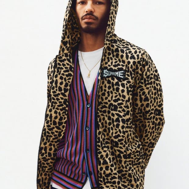 슈프림 치타 호피 바람막이