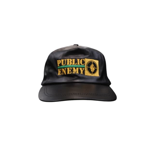 90’s 퍼블릭 에너미 레더 볼캡