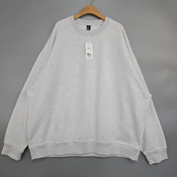 미사용새제품) 오까네(OKKANE) 빅사이즈 기모 맨투맨 5XL