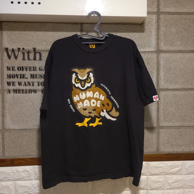 휴먼메이드 부엉이 반팔 XL