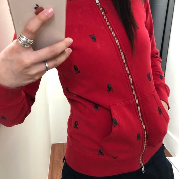 딱붙핏))) 해적 베이프 후드 집업