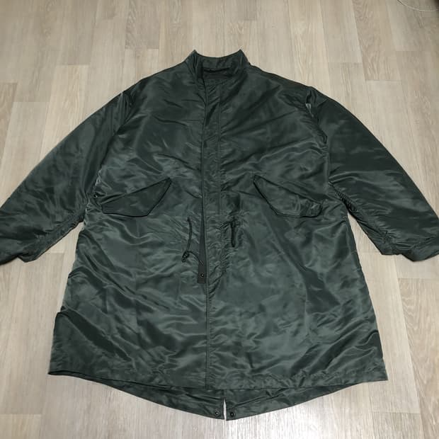 (L) 프리즘 웍스 헤비 나일론 M-65 피시테일 개파카 풀세트 그린