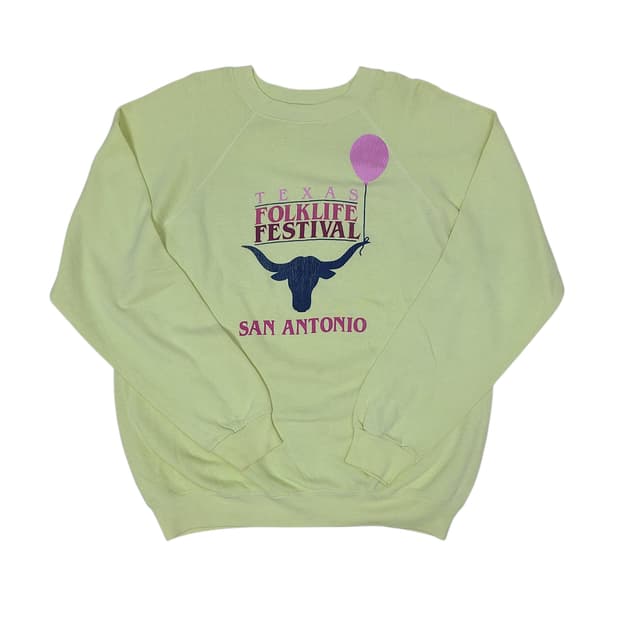 Hanes USA Texas Folklife Festival 스웻셔츠