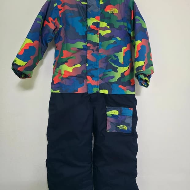 노스페이스 키즈 방한 스키복 4T