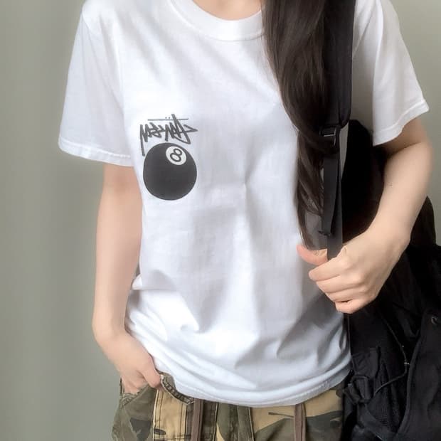 스투시 에잇볼 반팔티
