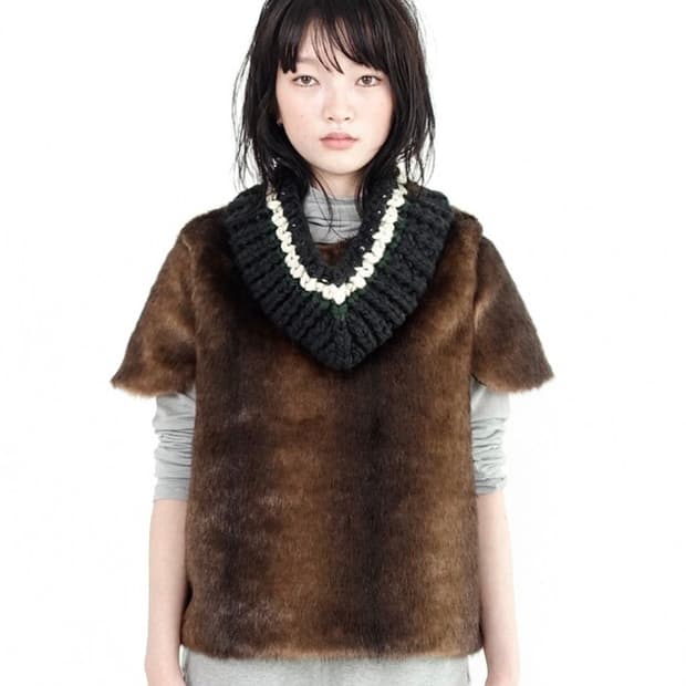 샵페어리 숏 퍼 하프 탑