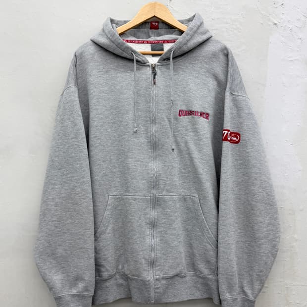 Quick Silver 00s 엠브로이더리 스웻 후드집업
