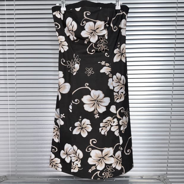 00s 뉴욕앤컴퍼니 하와이안 플라워 드레스