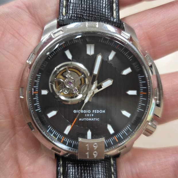 조르지오 페돈 1919 IV 타임리스 오토메틱 오픈하트 이탈리아시계 