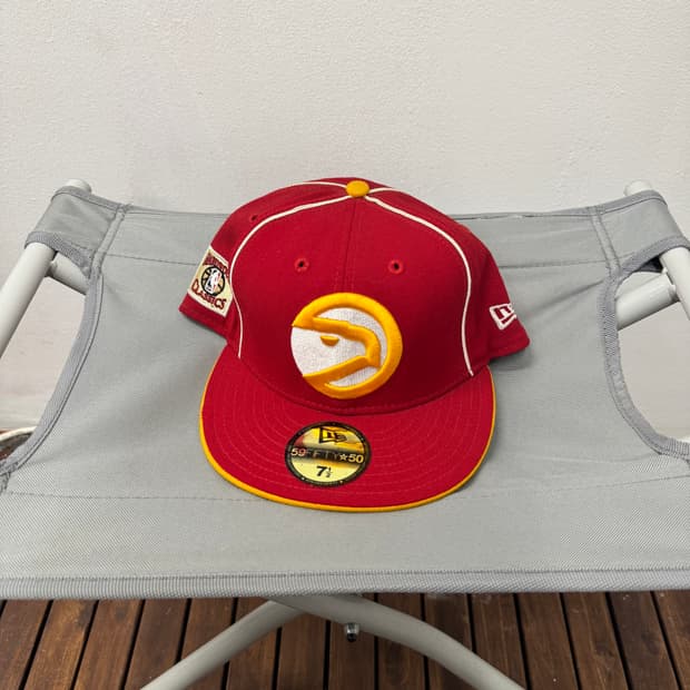 뉴에라 59fifty 애틀랜타 호크스 캡 made in USA