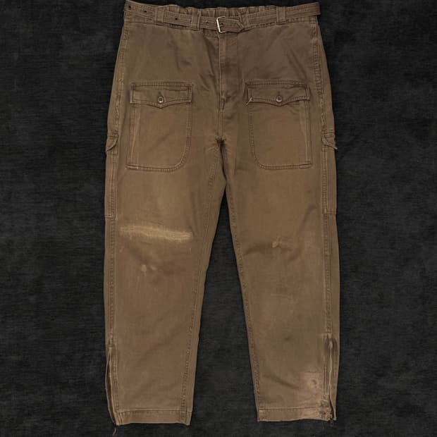 빈티지 벨티드 카고 팬츠
