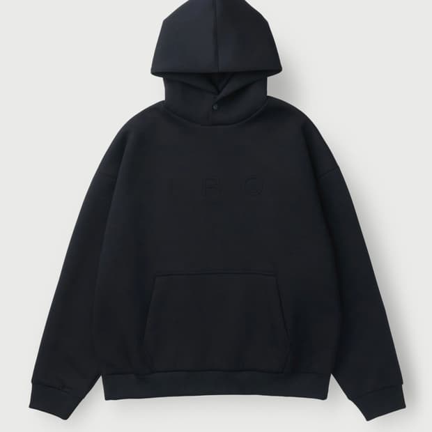 iro 이로 Flanerie 밴딩 배색 오버핏 후디 L (새상품)