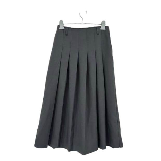 GU 반밴딩 플레어 스커트