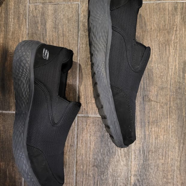 스케쳐스 블랙 슬립온 운동화260