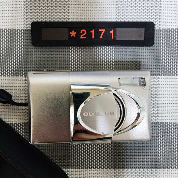 올림푸스 뮤 V 필름카메라 파우치포함