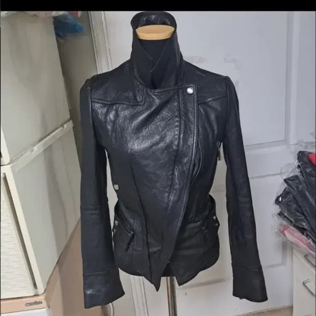 미샤 MICHAA 가죽 레더 자켓