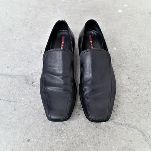 Prada Sport Leather Loafers
