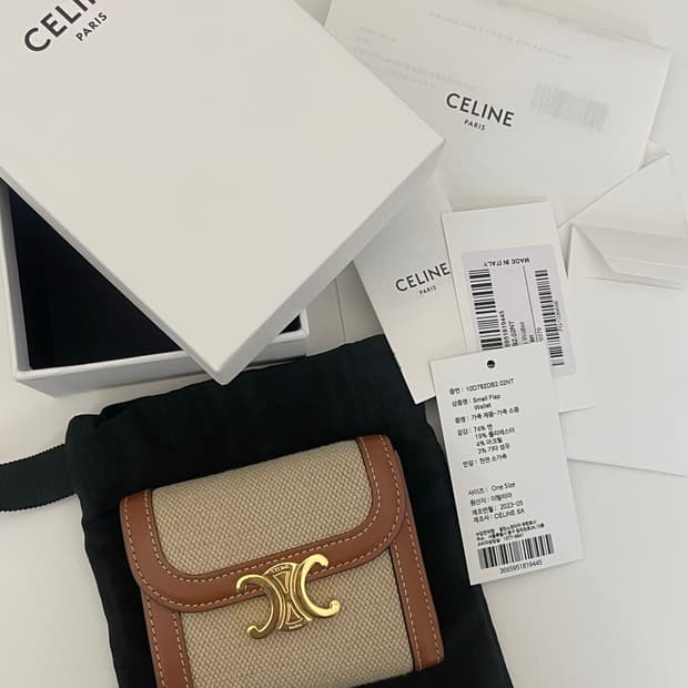 셀린느 트리옹프 3단 반지갑