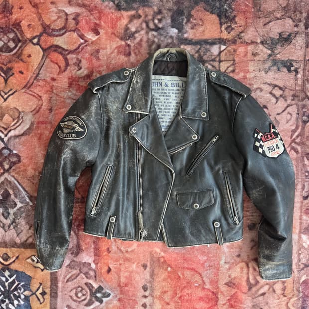 빈티지 라이더 자켓