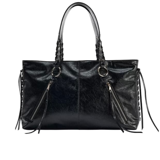 자라 프린지 토트백