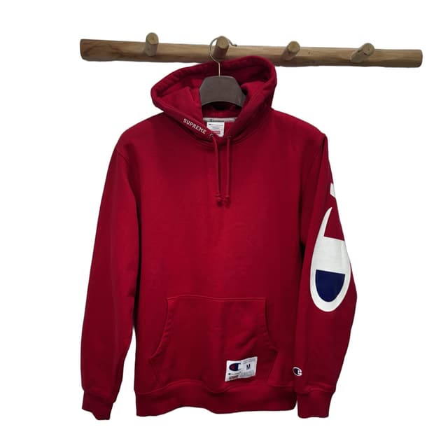 SUPREME × CHAMPION ARCH LOGO HOODED