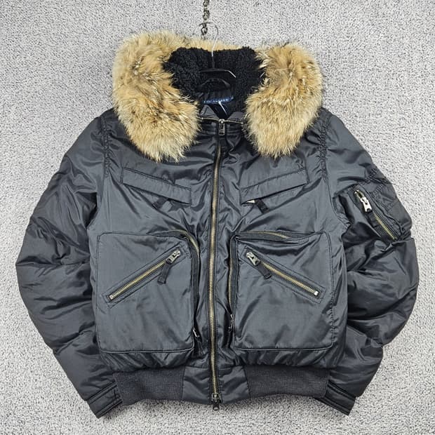 폴로랄프로렌 밀리터리 멀티포켓 퍼후드 패딩 자켓 (M) / 10457