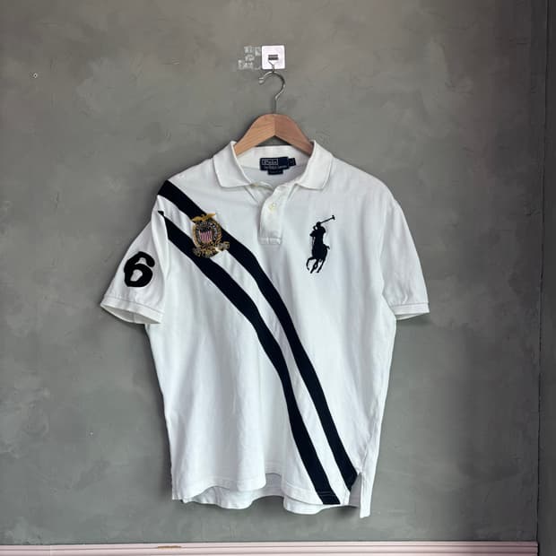 폴로 랄프로렌 빅포니 카라티 화이트