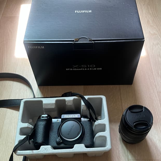 후지필름 X-S10 미러리스 XF18-55mm 렌즈