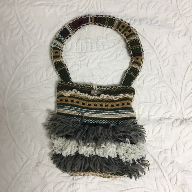 Vintage / handmade 빈티지 뜨개 가방
