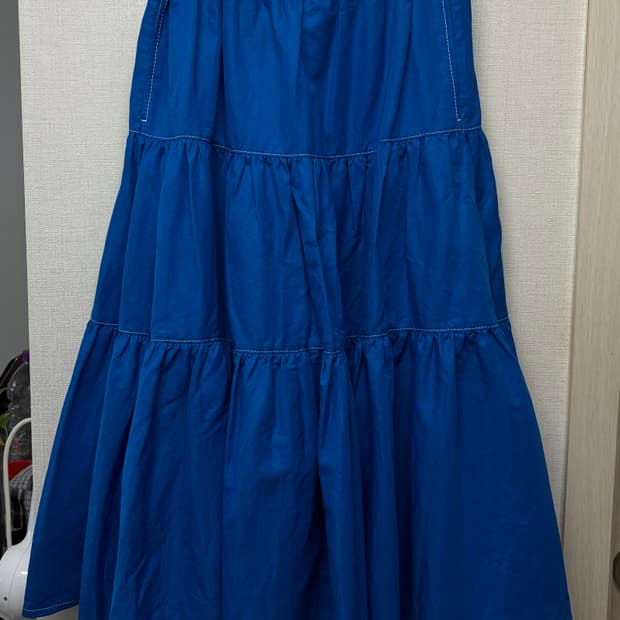 꼼데가르송 블루 스커트