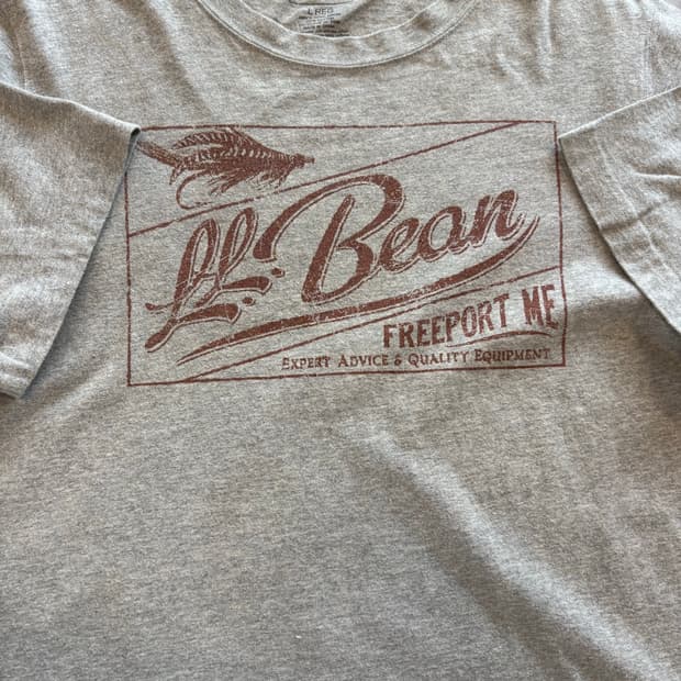 엘엘빈 LL Bean 그레이 빈티지 티셔츠