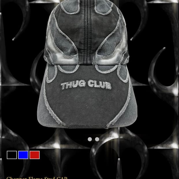 떠그클럽 쵸퍼캡 블랙 불모자