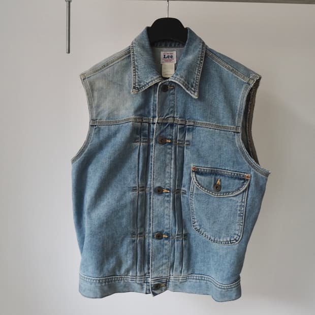 1990's LEE custom denim vest 