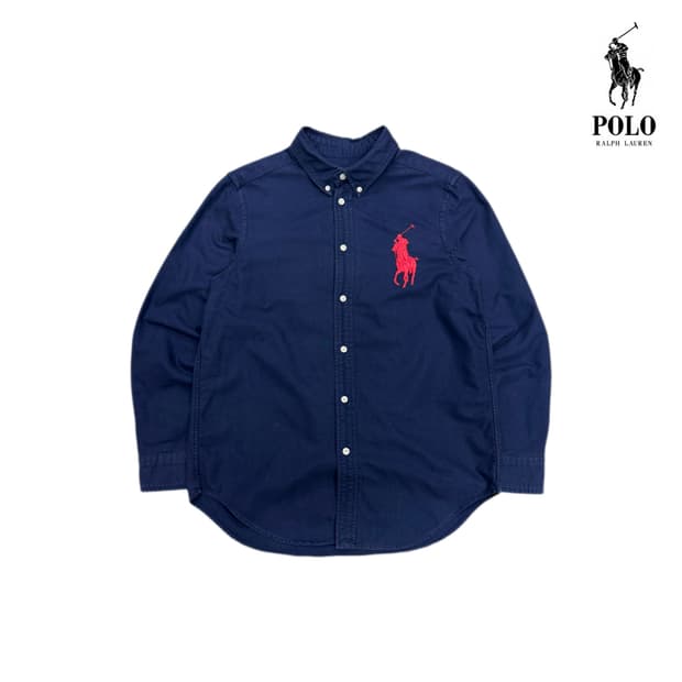 폴로 치프키프 빅포니 셔츠 네이비