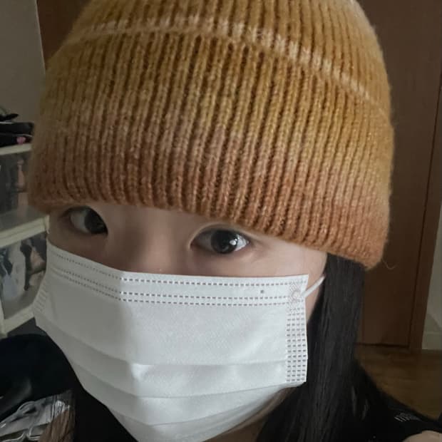 빈티지 염색 비니