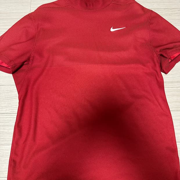 (XL) 나이키골프 타이거우즈 모크넥 골프 반팔티