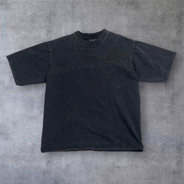 발렌시아가 Balenciaga 피그먼트 자수로고 반팔 티셔츠 L