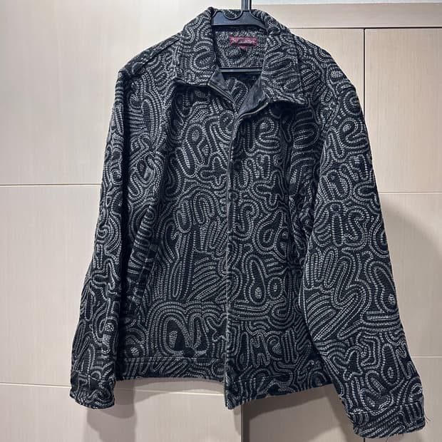 슈프림 자수자켓 xl