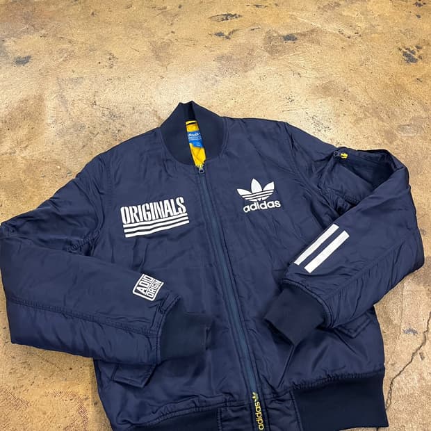 [정품/90] 아디다스 퀄팅 누빔 파이어버드 ma-1 항공자켓 b19