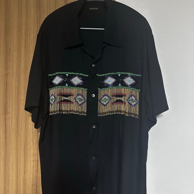 [5]캐피탈 레이온 비즈 프린지 로버 알로하 셔츠