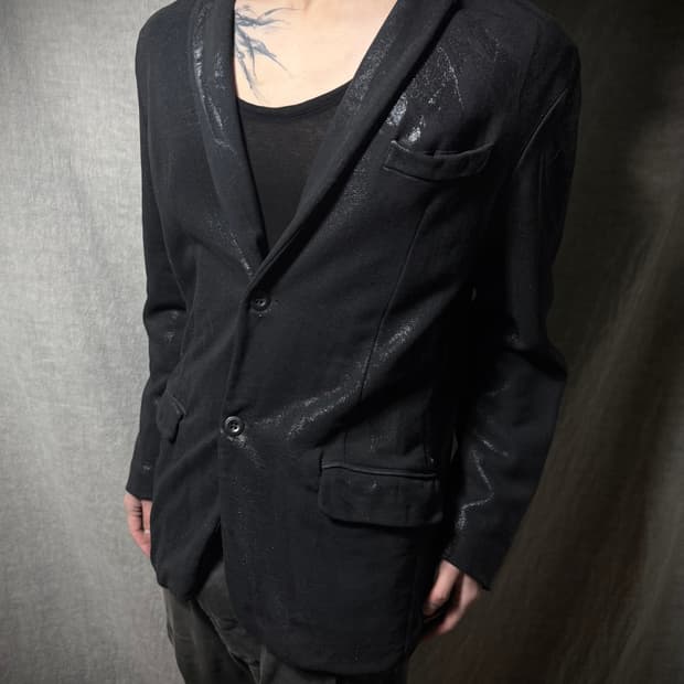 Diesel Coated Cotton Blazer 