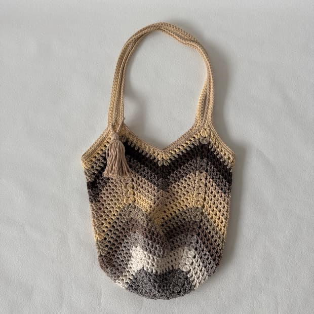 Pre owned 니트 숄더백